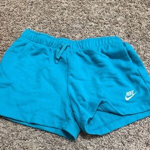 Nike Turquoise Casual Shorts